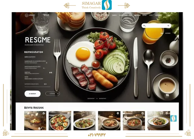 طراحی سایت رستوران